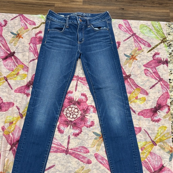 American Eagle Outfitters Denim - American Eagle Outfitters Size 4R Dark Blue Skinny Jeans